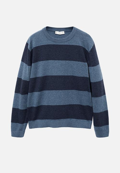 MANGO - Sweater wally - medium blue