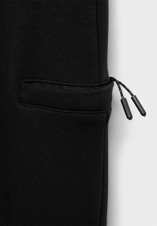 MANGO - Joggers zipset - black