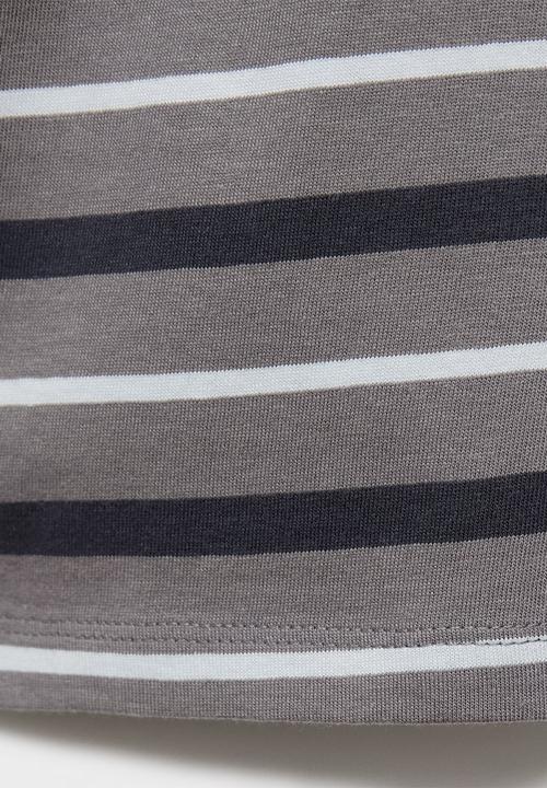 MANGO - T-shirt paleb - gray