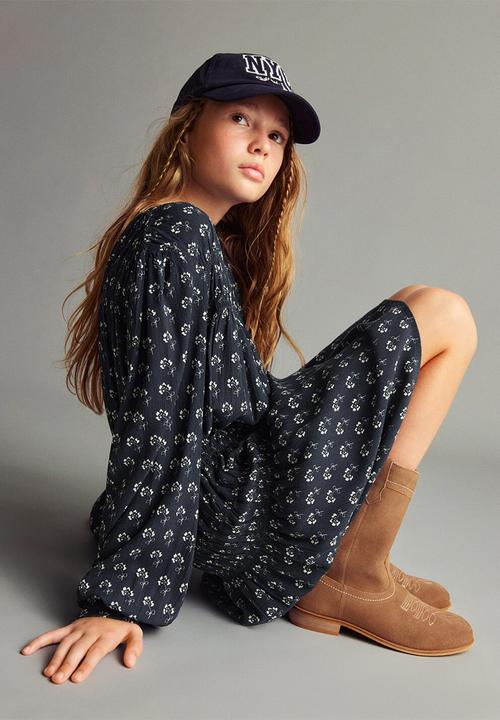 MANGO - Dress liria - navy