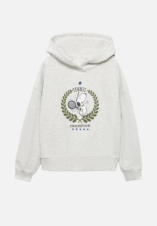 MANGO - Sweatshirt sychamp - light pastel gray