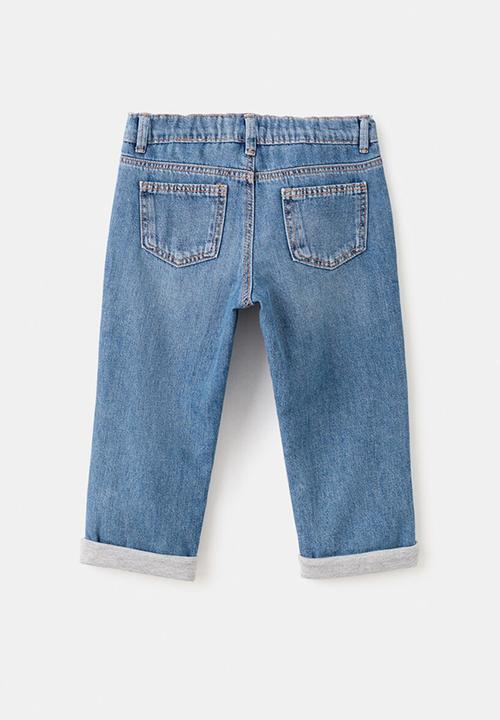 MANGO - Jeans SANTIB - Open Blue