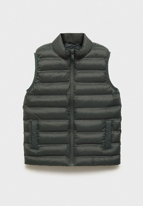 MANGO - Outer vest alvaro - beige khaki