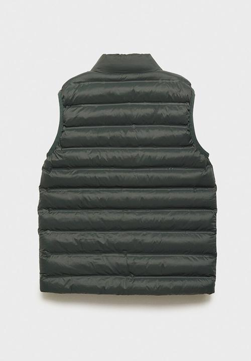 MANGO - Outer vest alvaro - beige khaki