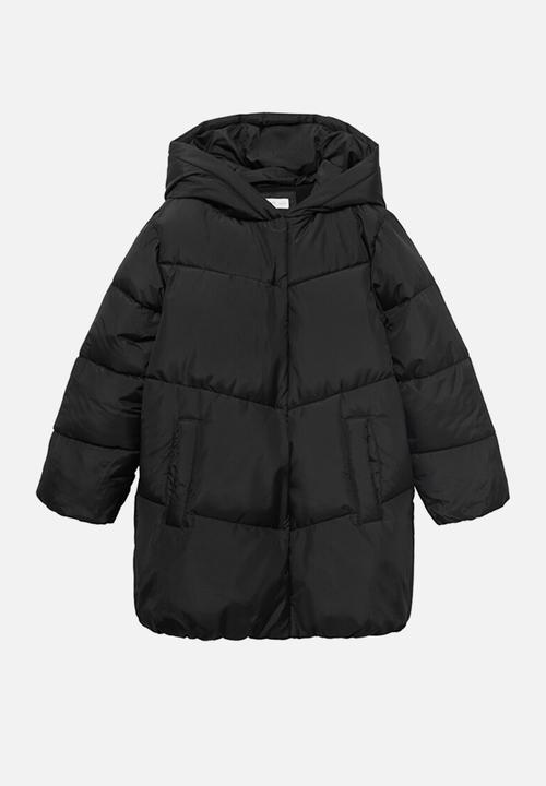 MANGO - Puffer coat anna - black