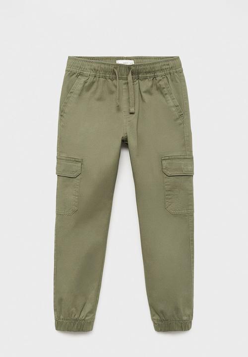 MANGO - Trousers kenia - beige & khaki