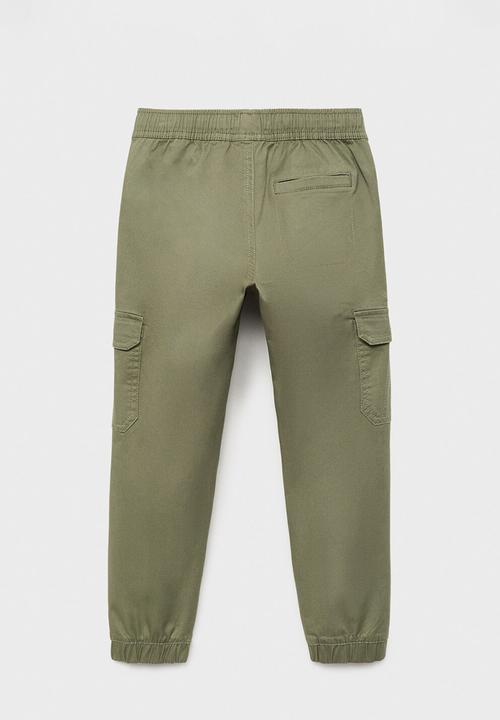 MANGO - Trousers kenia - beige & khaki
