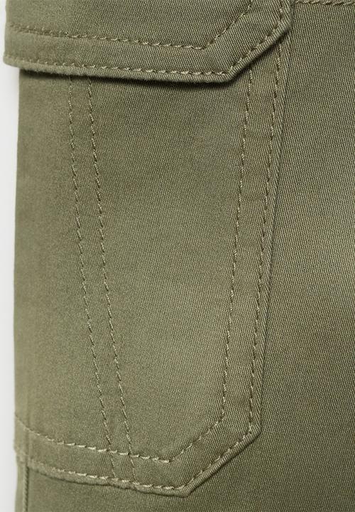 MANGO - Trousers kenia - beige & khaki