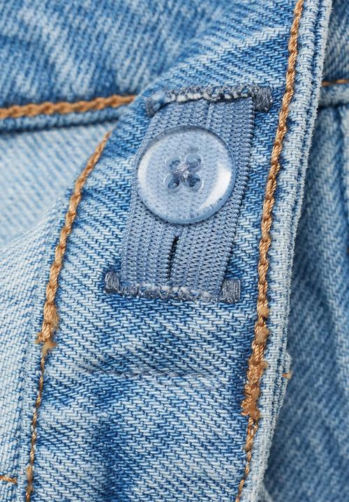MANGO - Jeans pocket - open blue
