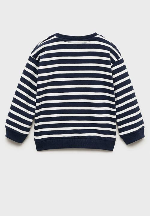 MANGO - Sweatshirt hello - navy