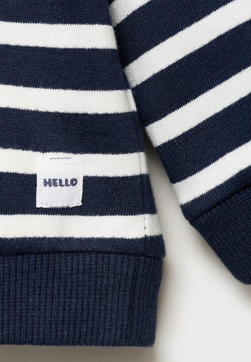 MANGO - Sweatshirt hello - navy