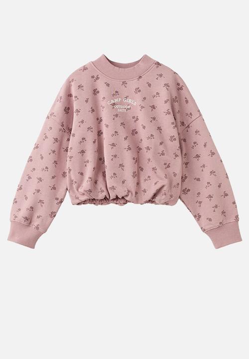 MANGO - Sweatshirt CAMP - Pink