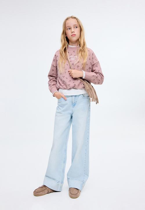 MANGO - Sweatshirt CAMP - Pink