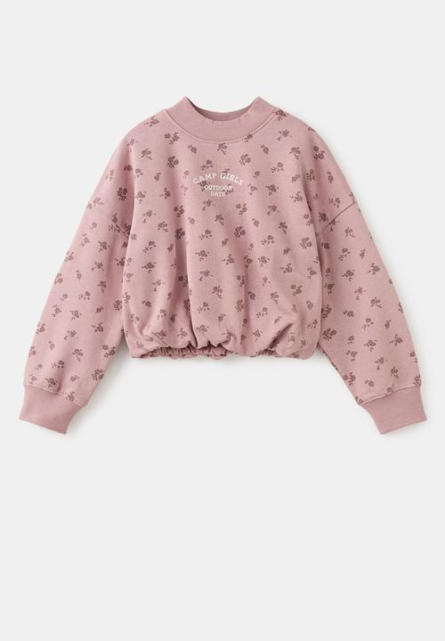 MANGO - Sweatshirt CAMP - Pink