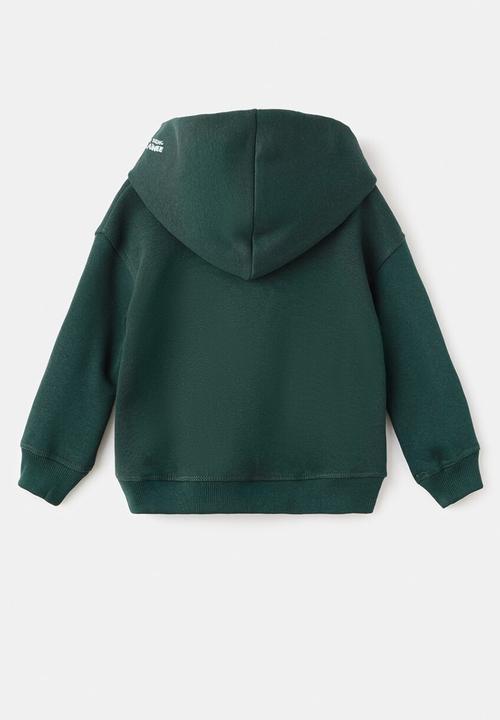 MANGO - Sweatshirt LIFE - Dark Green