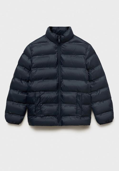 MANGO - Puffer coat unico - navy