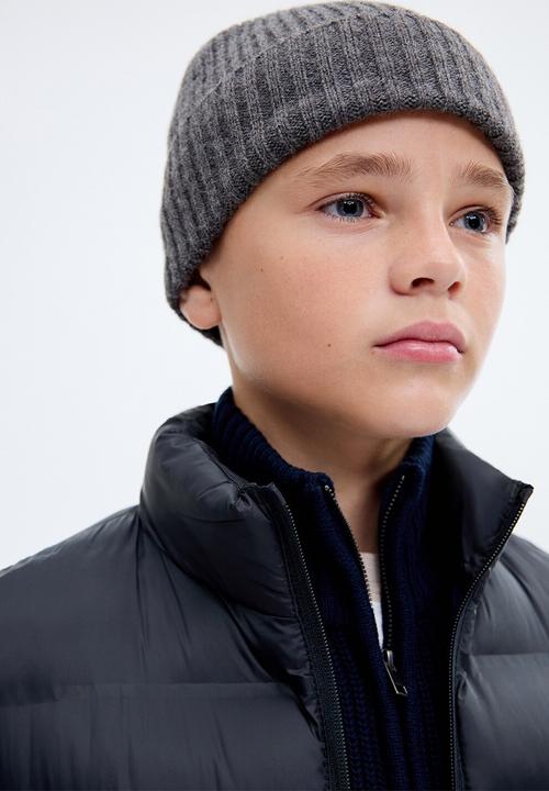 MANGO - Puffer coat unico - navy