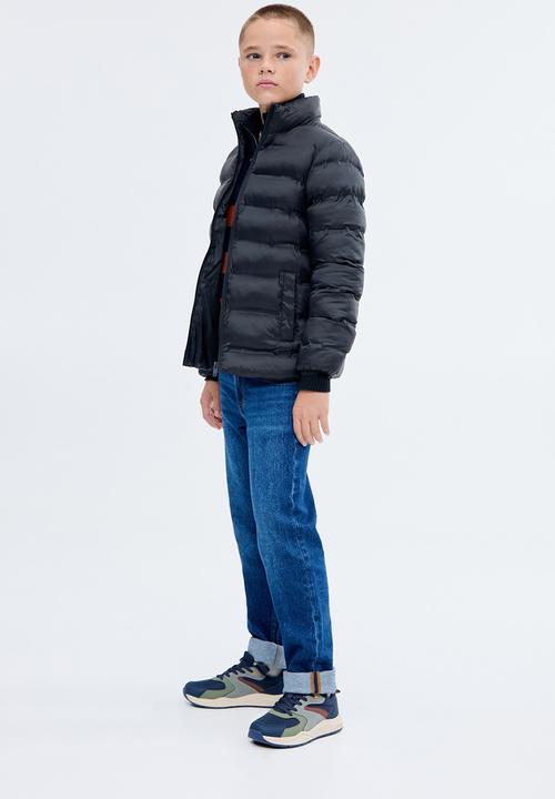 MANGO - Puffer coat unico - navy