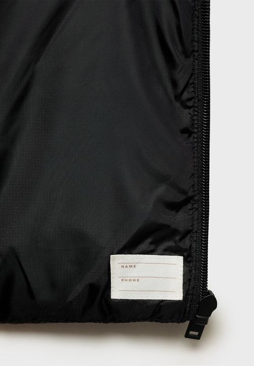 MANGO - Puffer coat unico - black