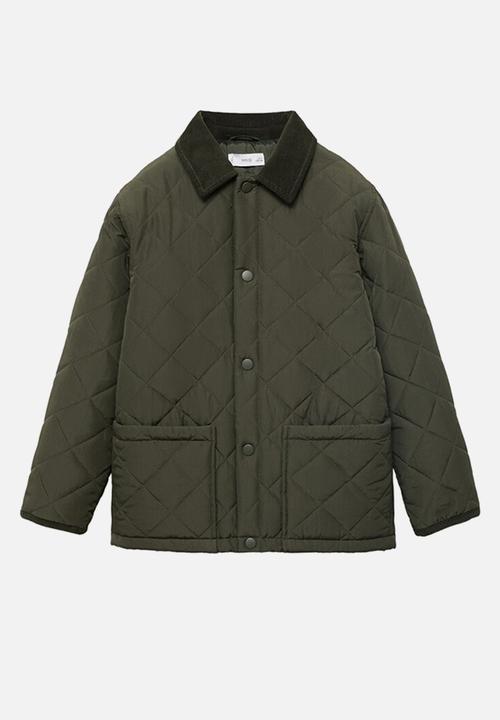 MANGO - Puffer coat husky - beige/khaki