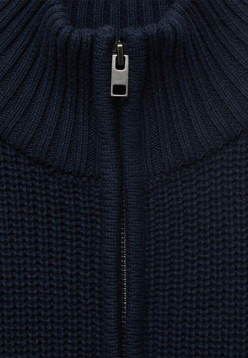 MANGO - Sweater zack - medium orange