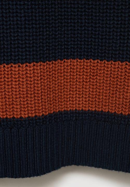 MANGO - Sweater zack - medium orange
