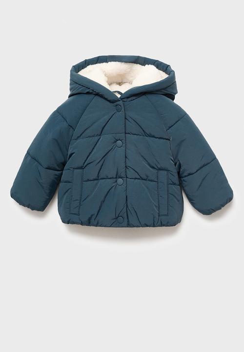 MANGO - Puffer coat coello - dark blue