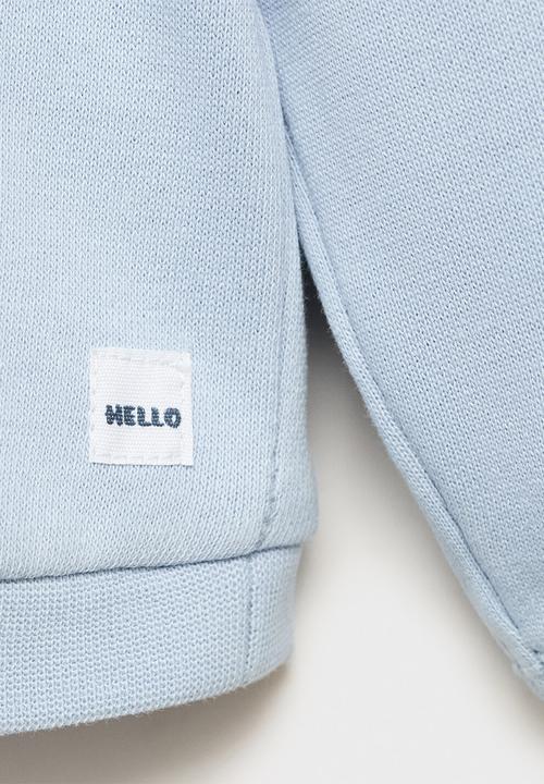 MANGO - Sweatshirt reimss - light pastel blue