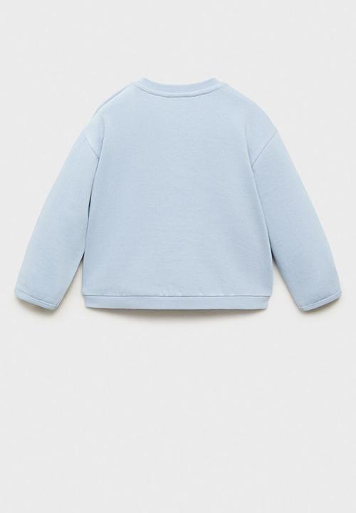 MANGO - Sweatshirt reimss - light pastel blue