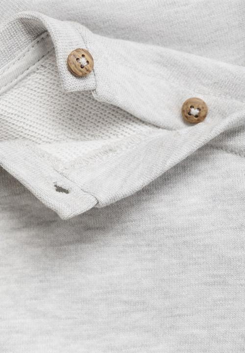 MANGO - Sweatshirt reimss - light pastel gray
