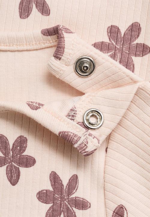 MANGO - Bodysuit flor - light pastel pink