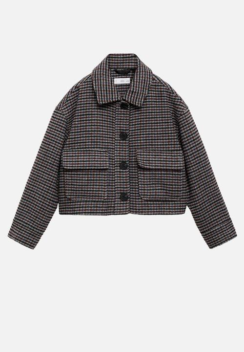 MANGO - Coat vivian - dark red