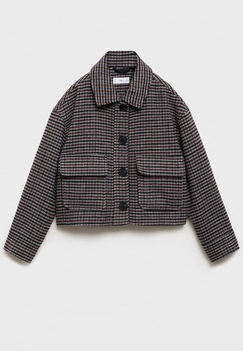 MANGO - Coat vivian - dark red