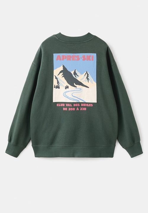 MANGO - Sweatshirt CLUBVAL - Medium Green