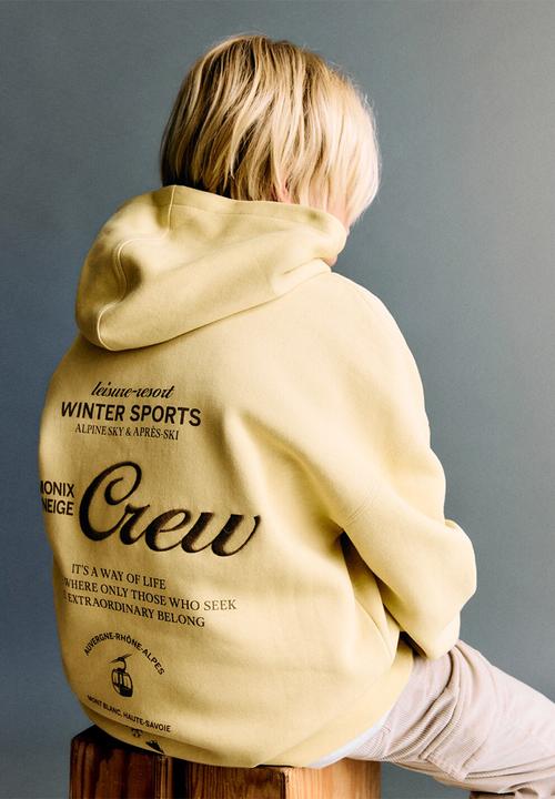 MANGO - Sweatshirt CHAMONIX - Light Pastel Yellow