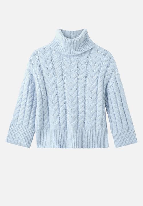 MANGO - Sweater ASPEN - Light Pastel Blue