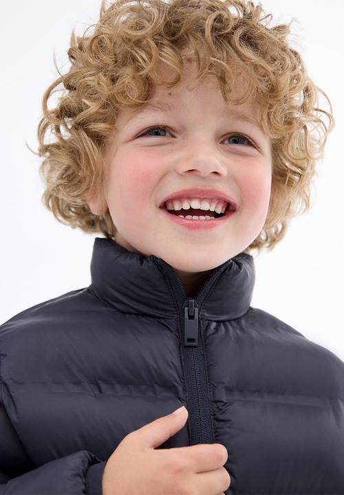 MANGO - Puffer coat unicob - navy
