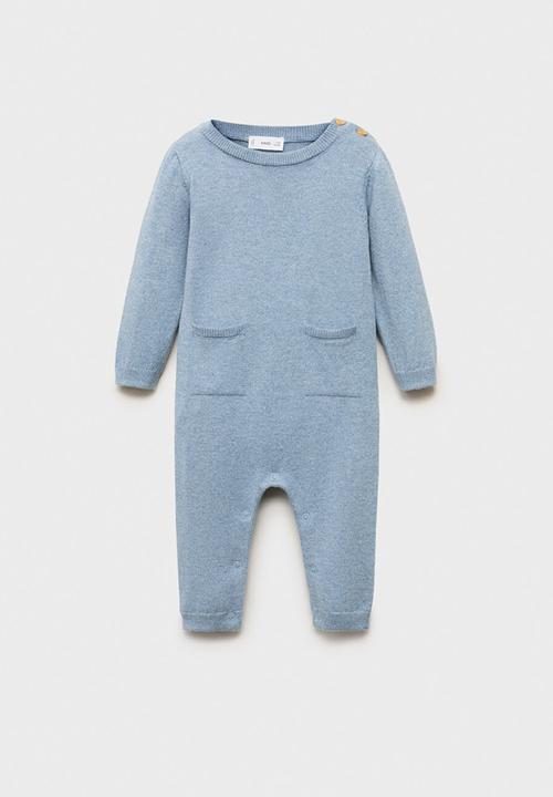 MANGO - Jumpsuit norwich - medium blue