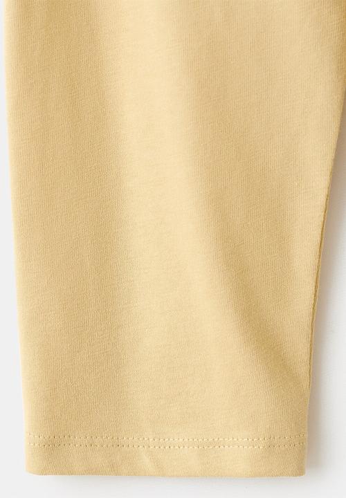 MANGO - T-Shirt TREK - Light/Pastel Yellow