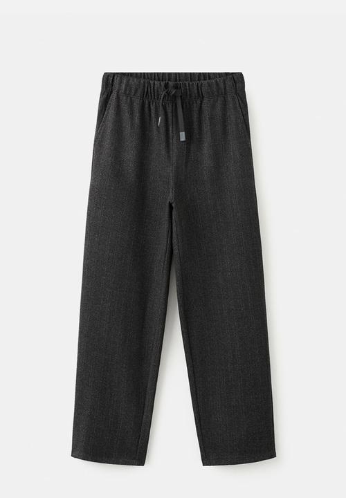 MANGO - Trousers ESPIGA - Charcoal