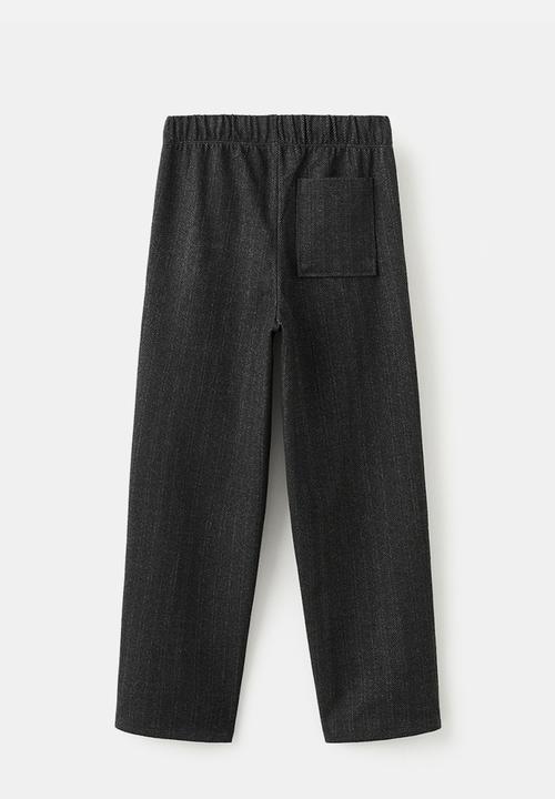 MANGO - Trousers ESPIGA - Charcoal