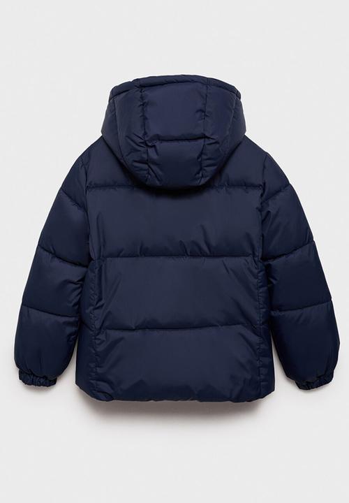MANGO - Puffer coat america - navy