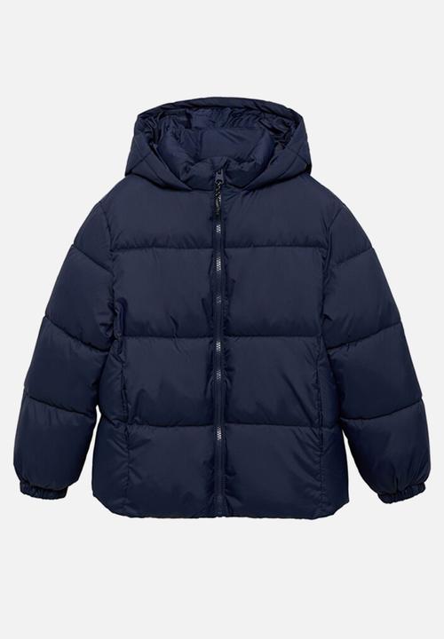 MANGO - Puffer coat america - navy