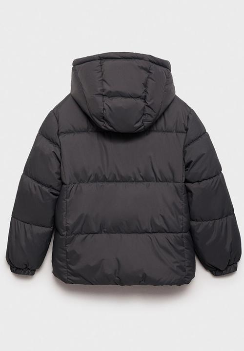MANGO - Puffer coat america - charcoal