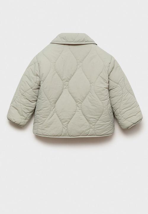 MANGO - Puffer coat husky1 - light/pastel green