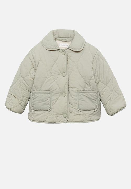 MANGO - Puffer coat husky1 - light/pastel green