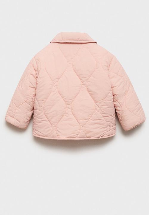 MANGO - Puffer coat husky1 - light/pastel pink