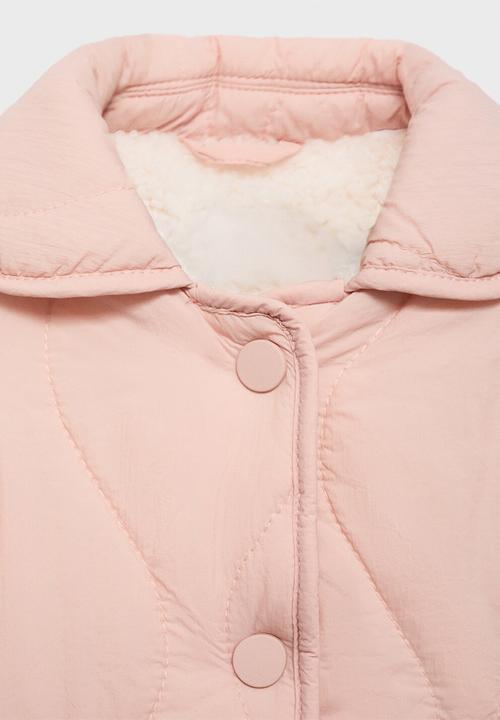 MANGO - Puffer coat husky1 - light/pastel pink
