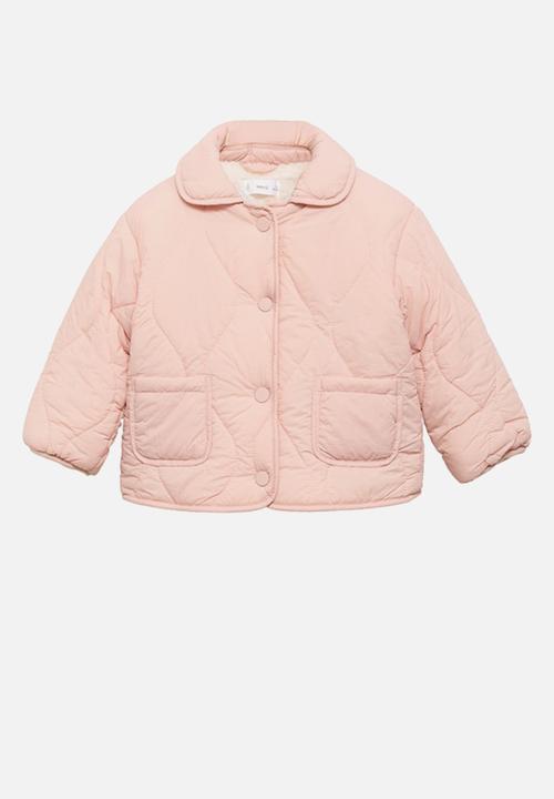 MANGO - Puffer coat husky1 - light/pastel pink
