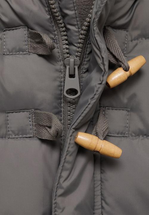 MANGO - Puffer coat aldoal - medium brown